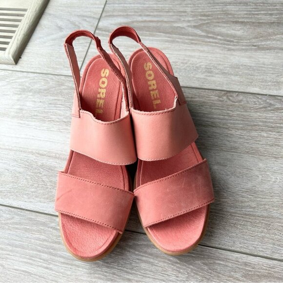 SOREL JOANIE II SLINGBACK WEDGE SANDALS - Picture 5 of 16